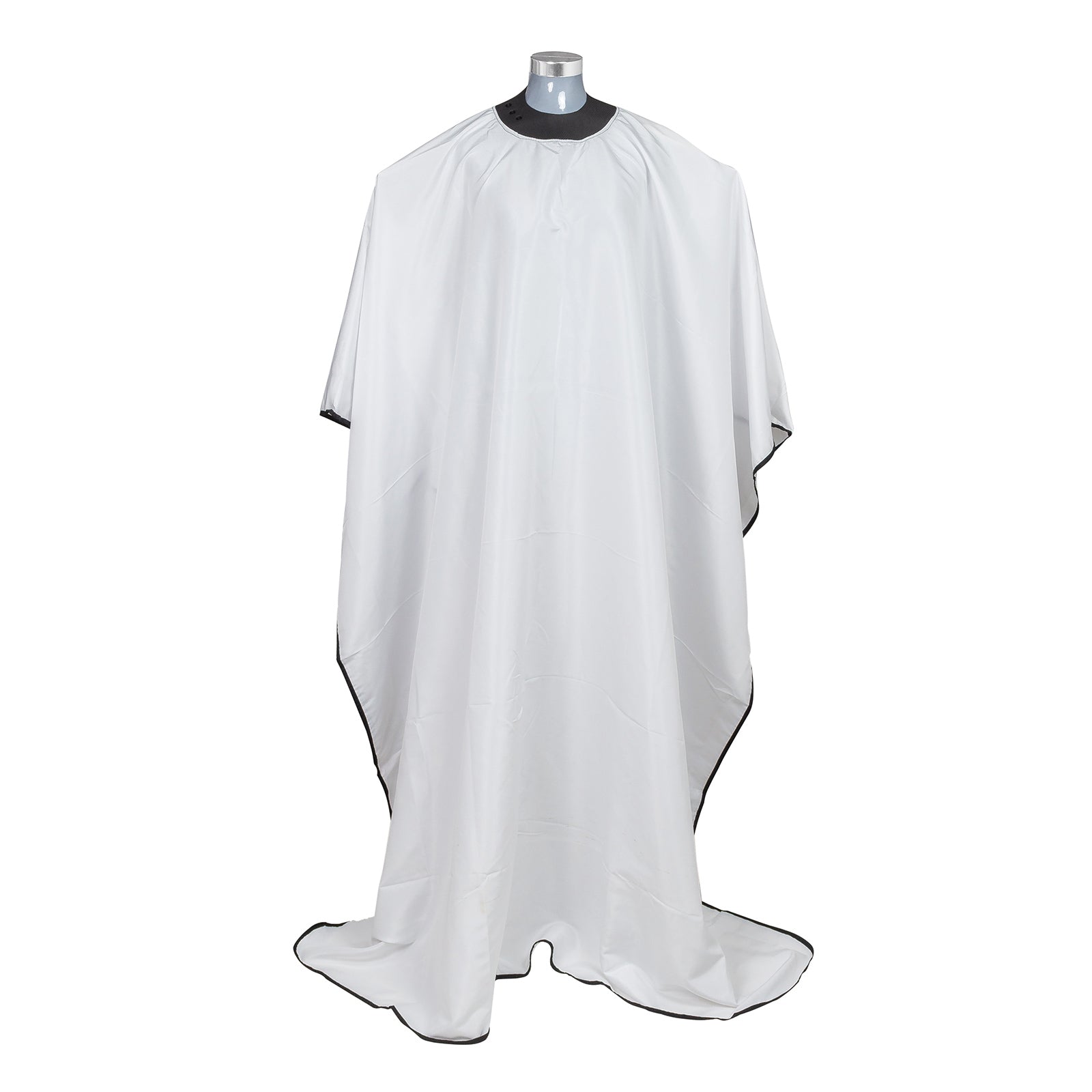 Capa lisa con cuello engomado blanca