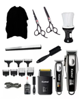 Combo de barberia inicial Kemei 1
