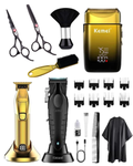 Combo de barbería inicial Kemei 4