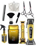 Combo de barbería inicial Kemei 7