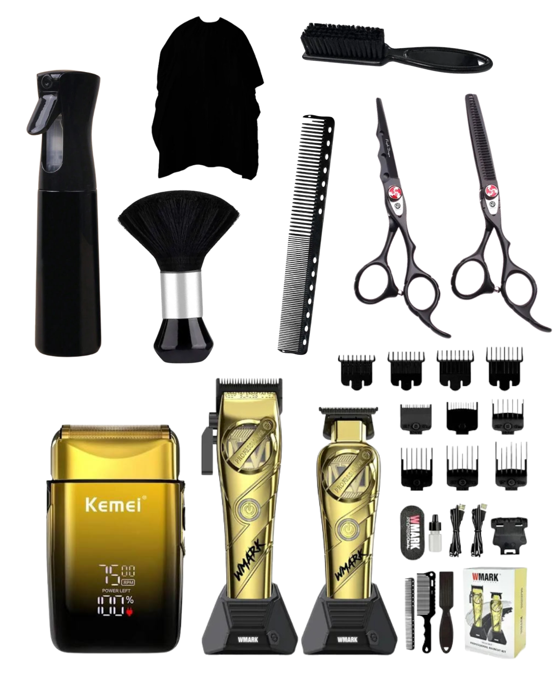 Combo de barbería inicial Wmark 9