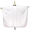 Capa lisa con cuello engomado blanca